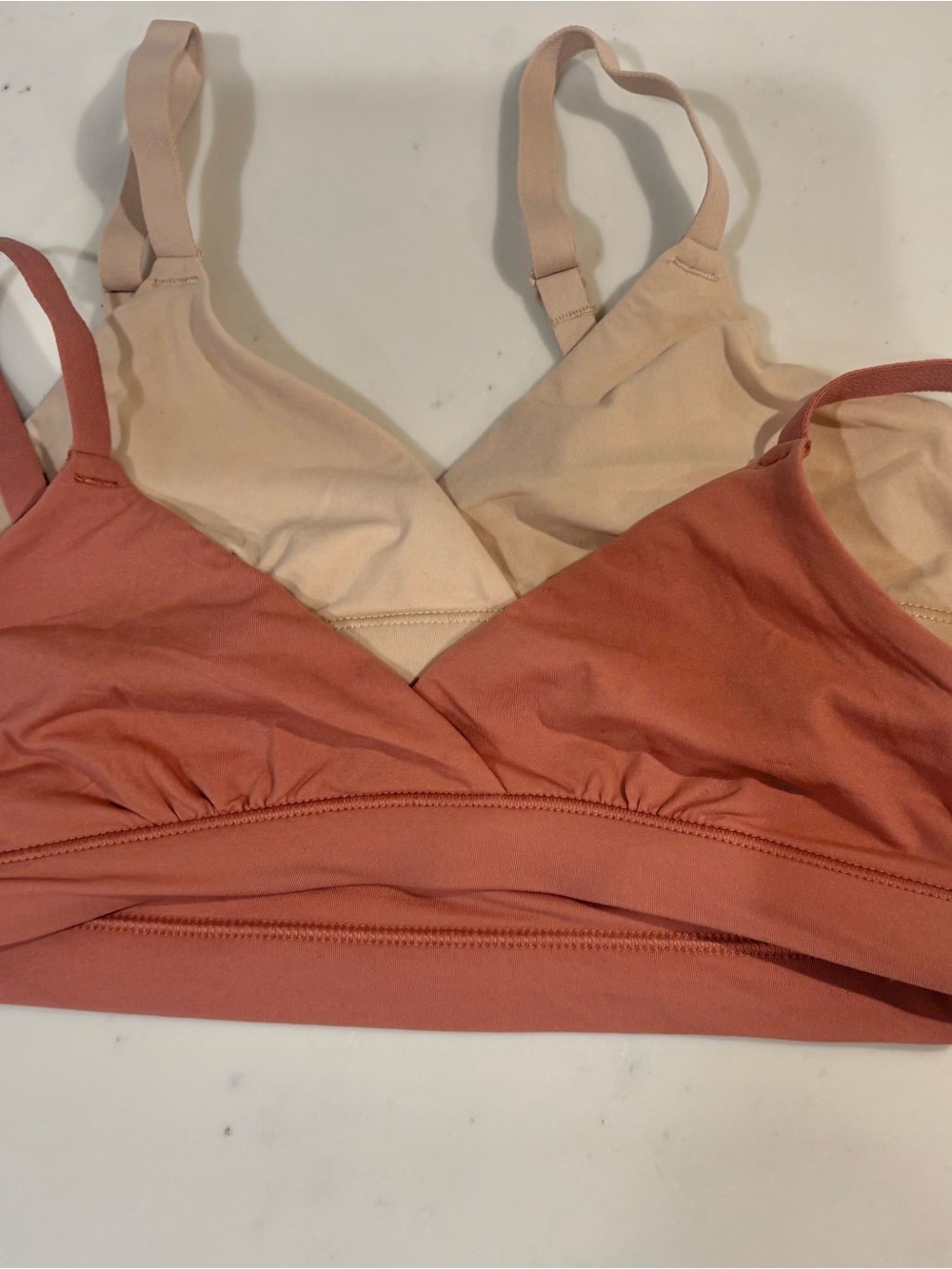 Target Girls' Bralette Set in Rose and Nude